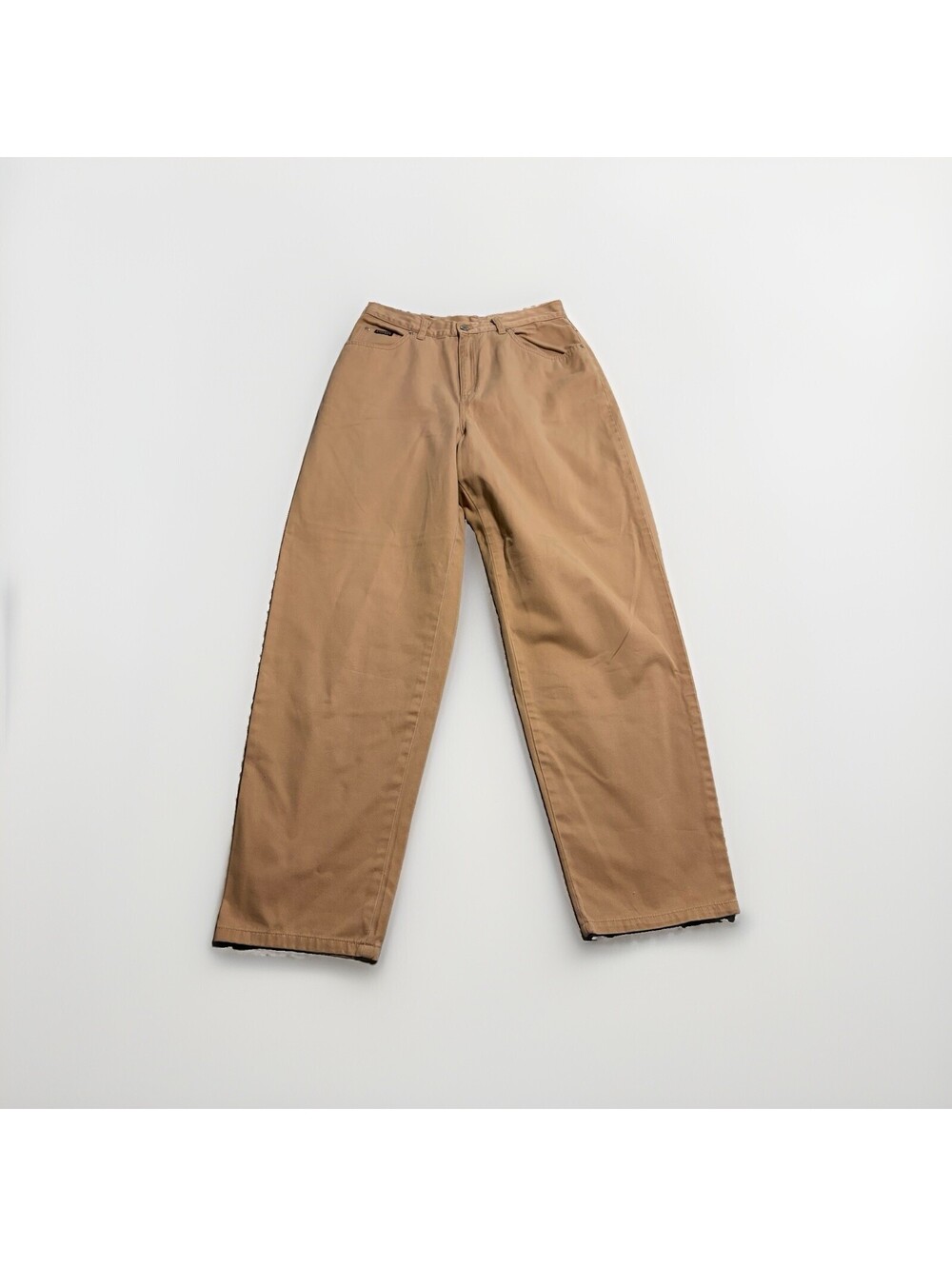Ralph Lauren Pants Womens 12 Tan Khaki Straight Stretch Cotton Lauren Jeans Co